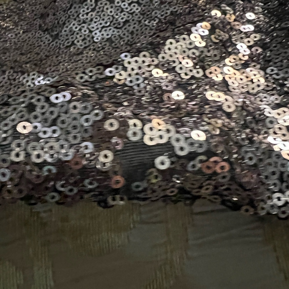 Lane Bryant Sequin High Low Dress in Bronze - Picture 11 of 12